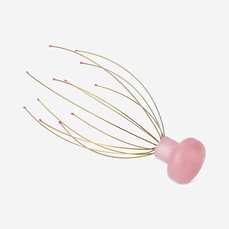 Gold head massager