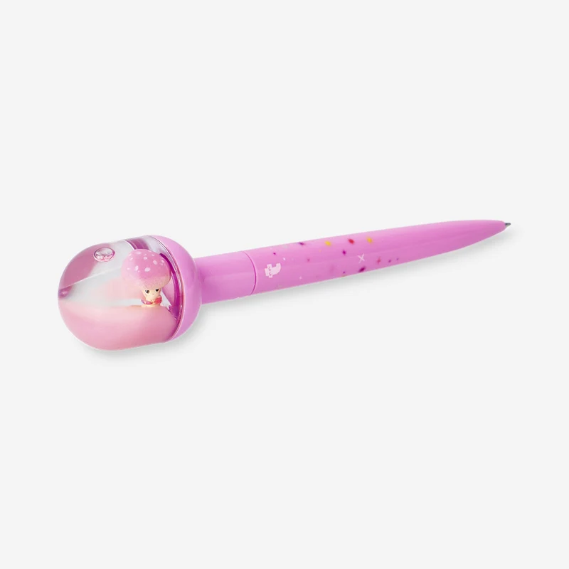 Ballpoint pen with globe mushroom