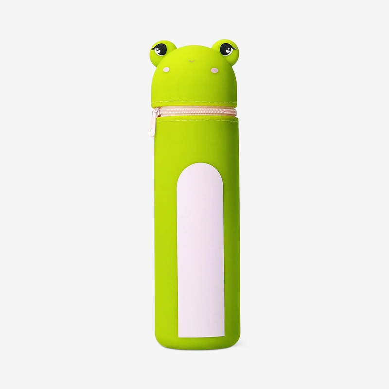 Silicone frog pencil case