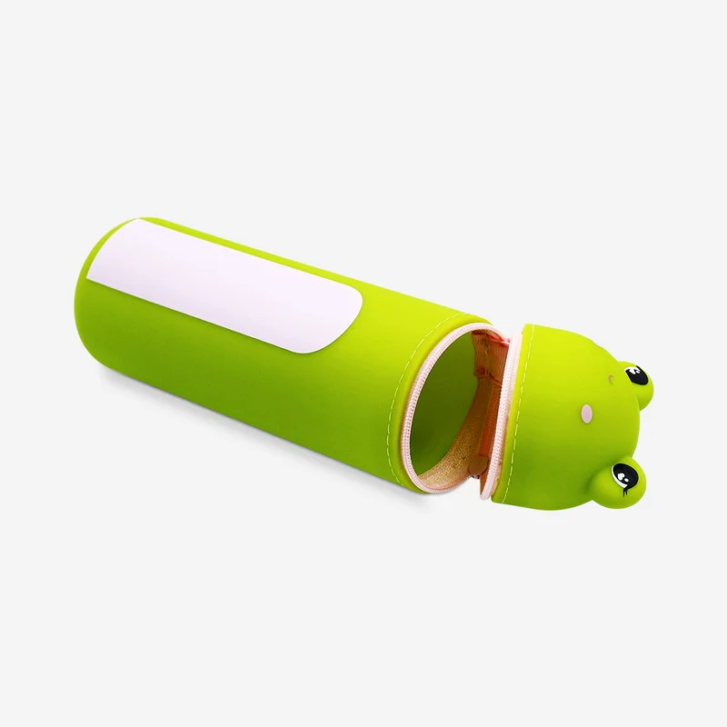 Silicone frog pencil case