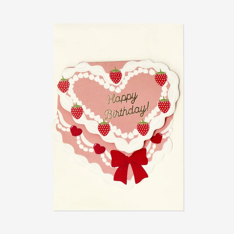 Birthday cake card