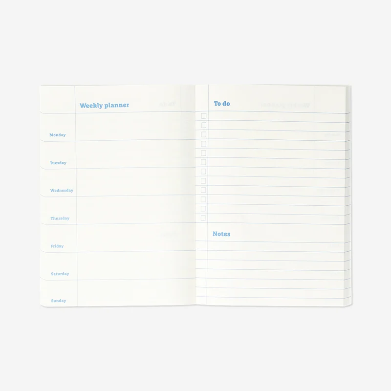 Gradient weekly planner