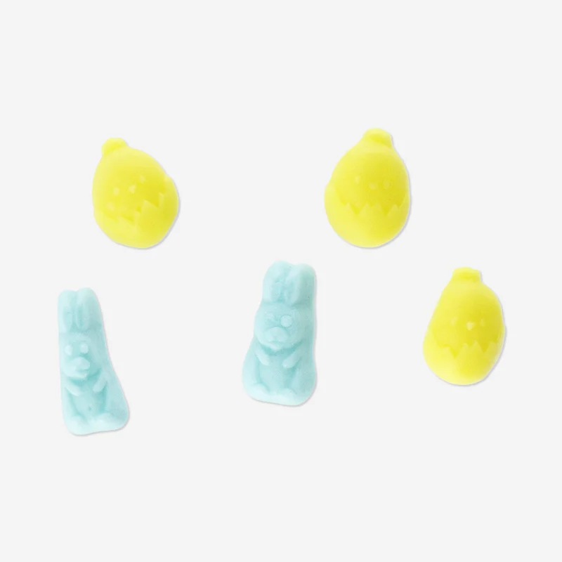 Easter foam candy - Lemon and blueberry flavour