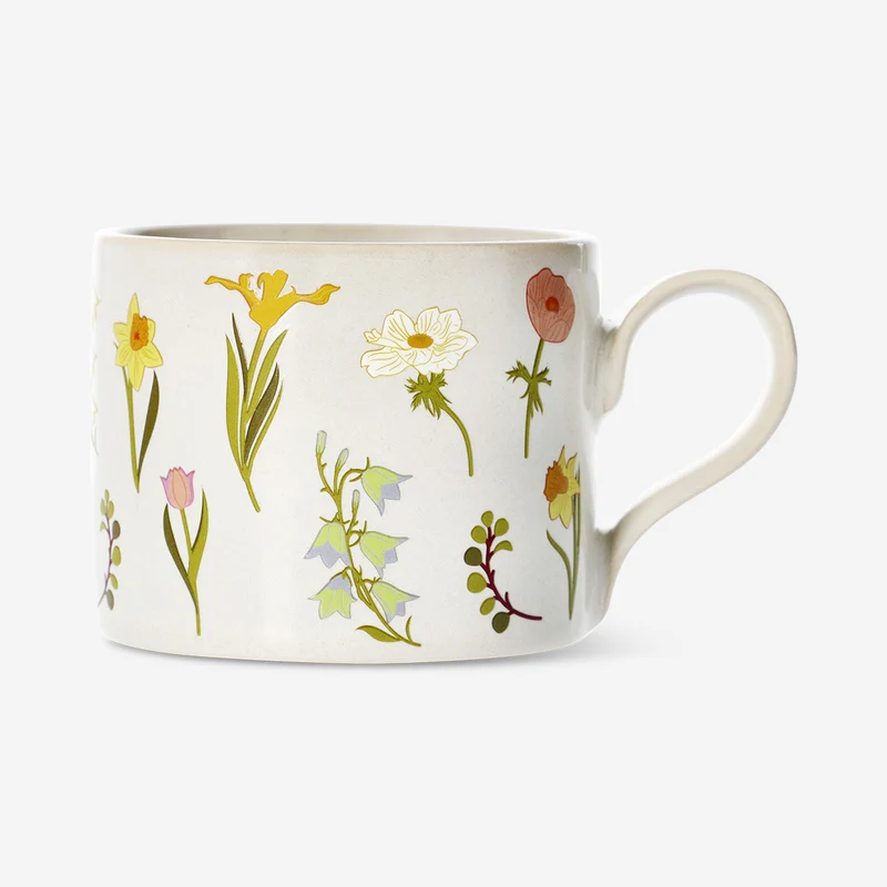 Floral mug - 355 ml