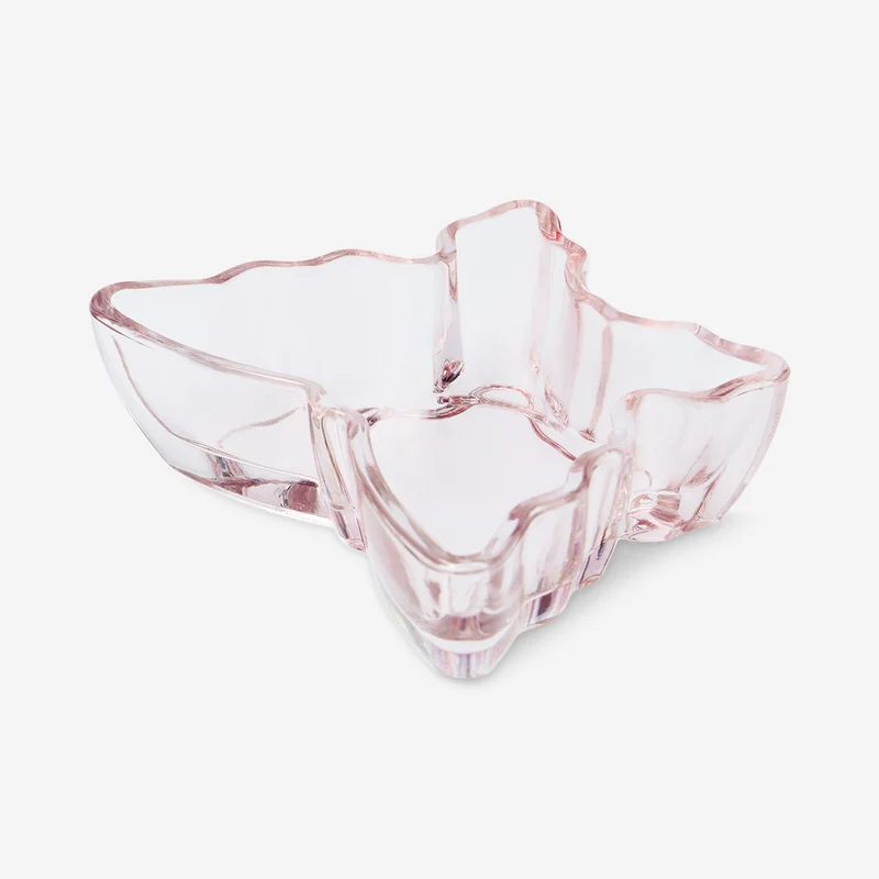 Pink butterfly tealight holder