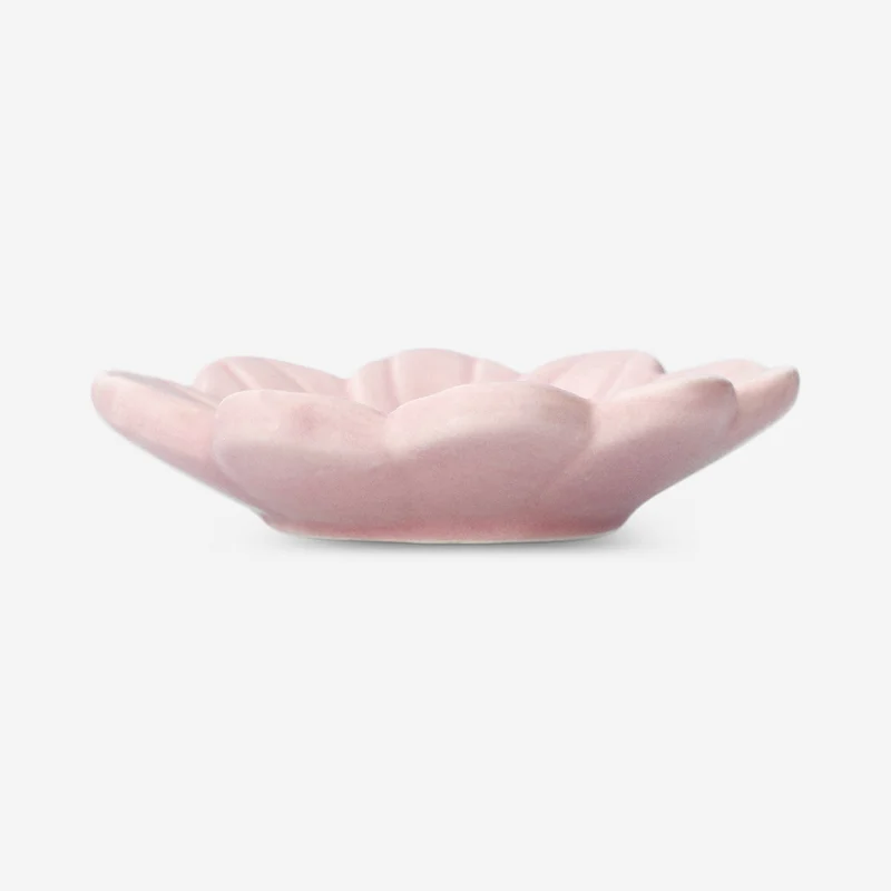 Pink flower dish - 9 cm