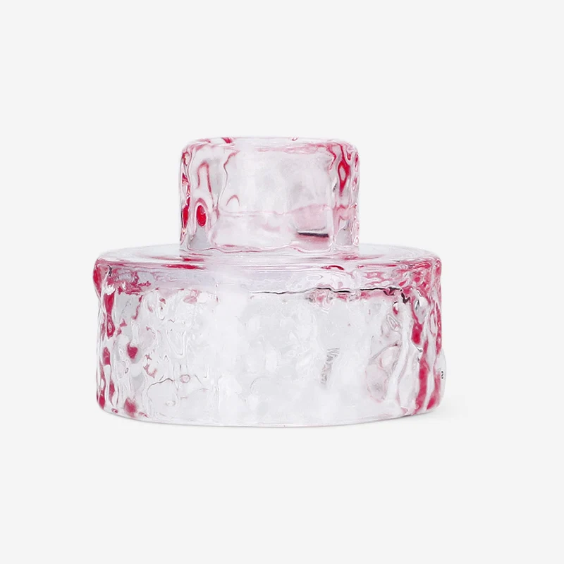 Pink reversible candle and tea light holder