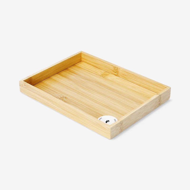 Decorative bamboo tray - 20 cm