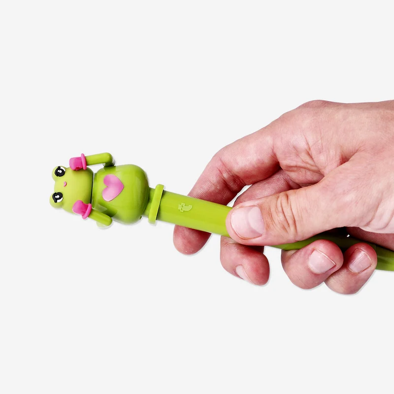Dancing frog ballpoint pen