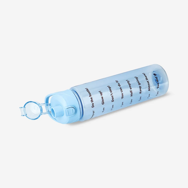 Blue sports drinking bottle - 1 L