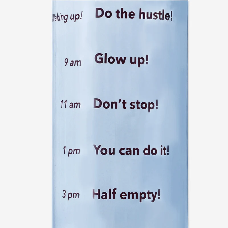 Blue sports drinking bottle - 1 L