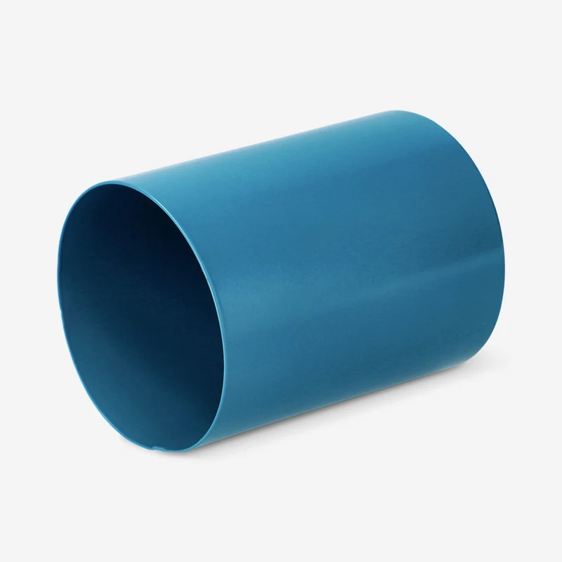 Blue metal pencil holder