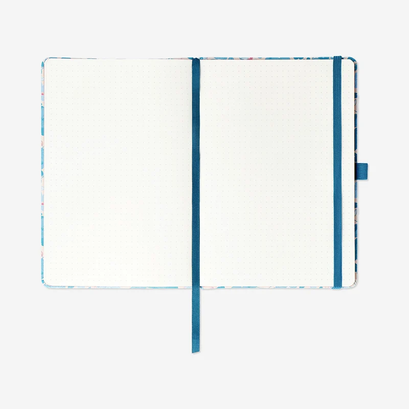 A5 floral bullet planner with pen holder