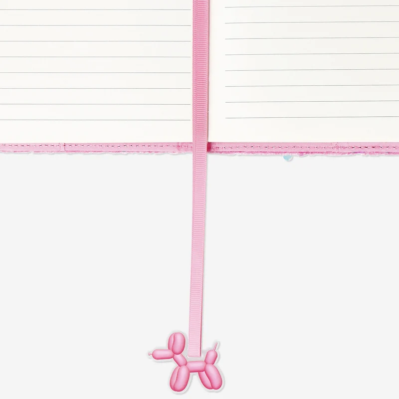 Notebook with velvet sequin cover