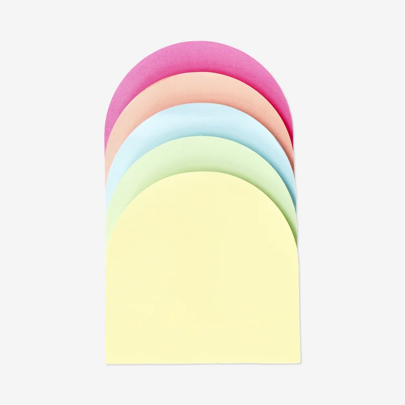 Round sticky memos - 5 pcs