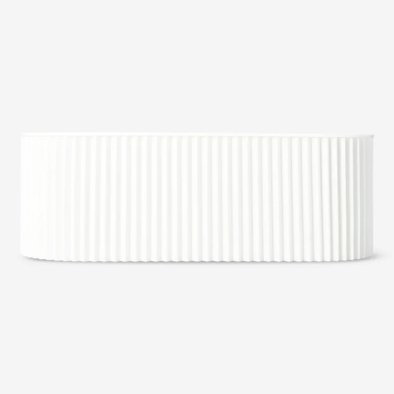 White cable tidy unit