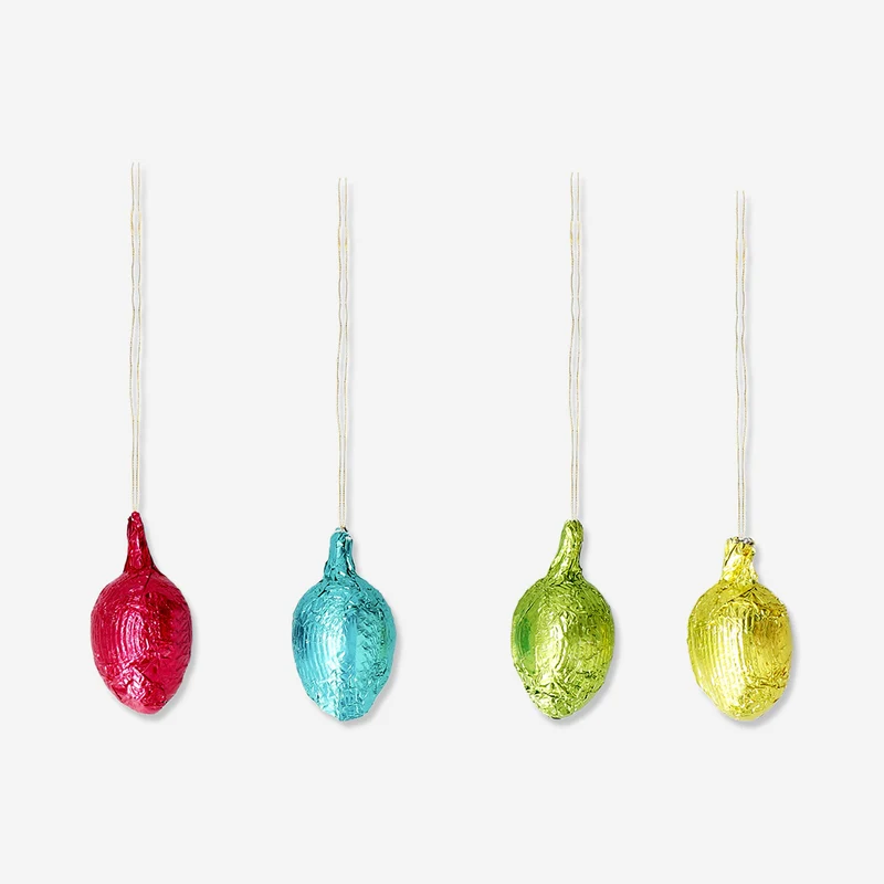 Cocoa confectionery eggs in bag