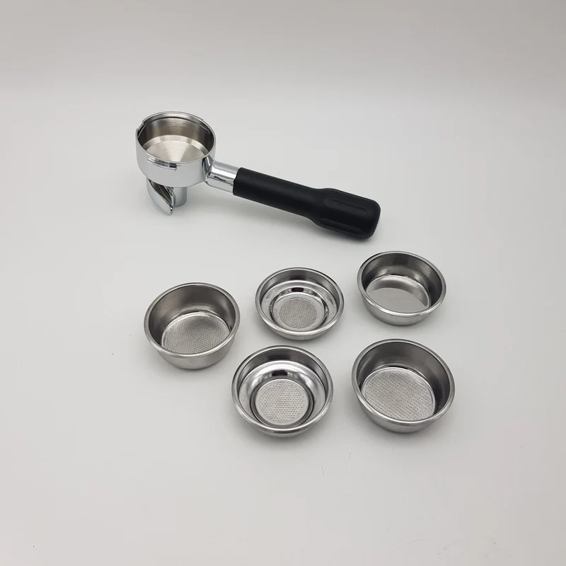 Portafiltro Completo 57 mm a Due Vie con Filtri Inox – Ricambio Originale Lelit PLA572S