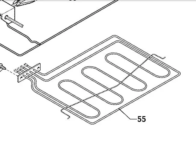 Resistenza per forno Zanussi zos79