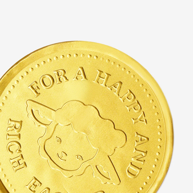 Big chocolate coin