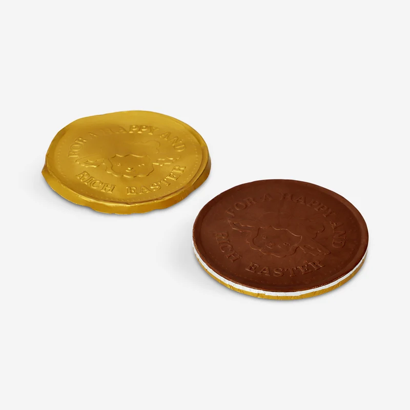Big chocolate coin