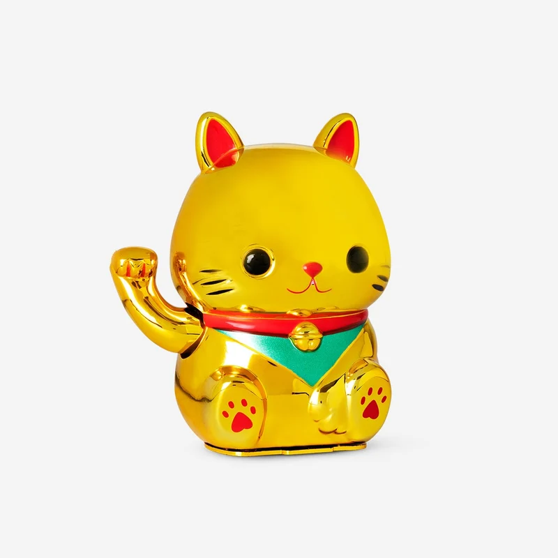 Gold waving cat