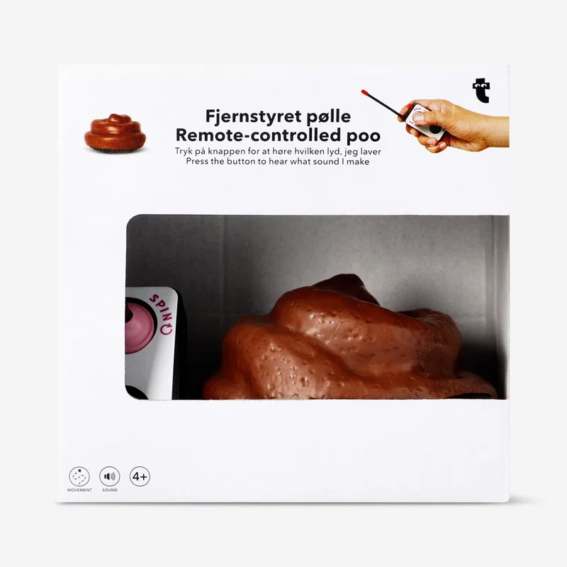 Remote controlled poo with sound