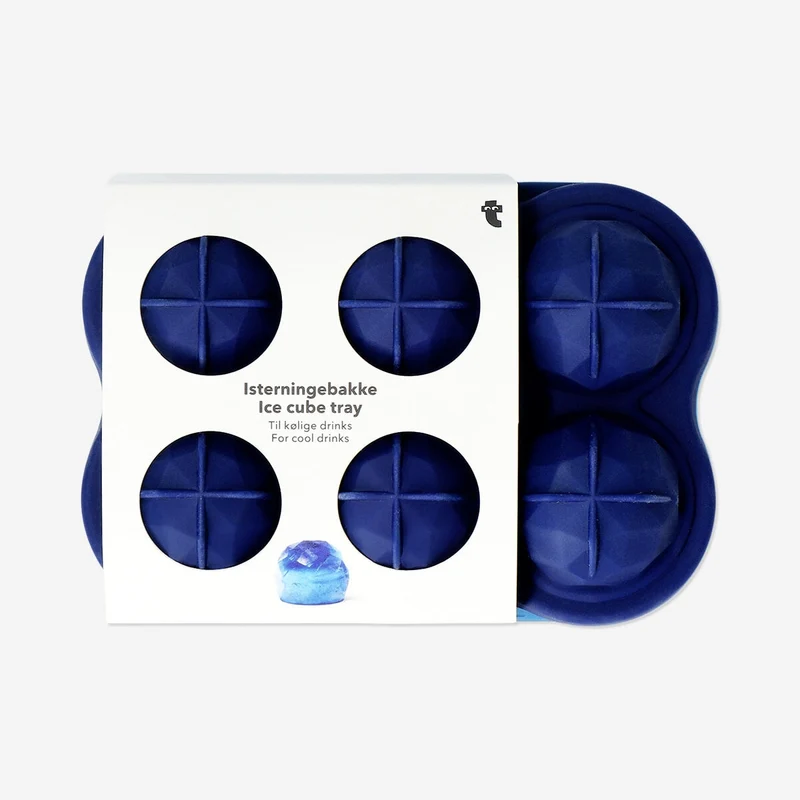 Ice cube tray as disco balls