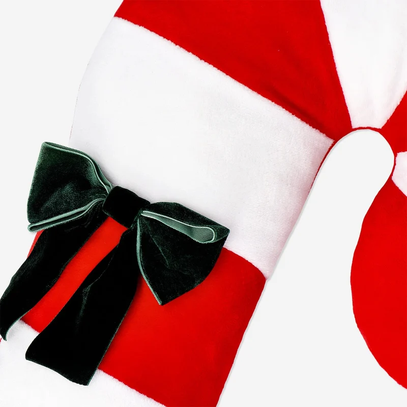 Candy cane cushion