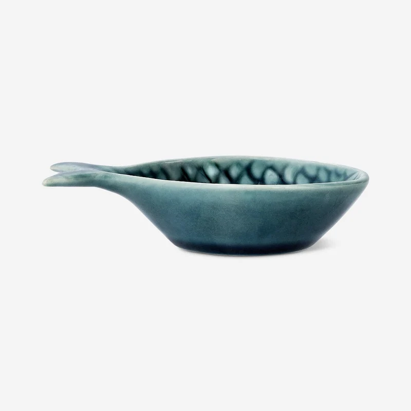 Blue fish bowl - 12 cm