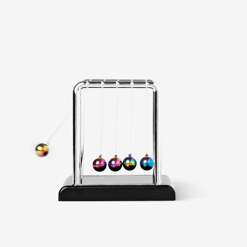 Small Newton's cradle - Oil slick