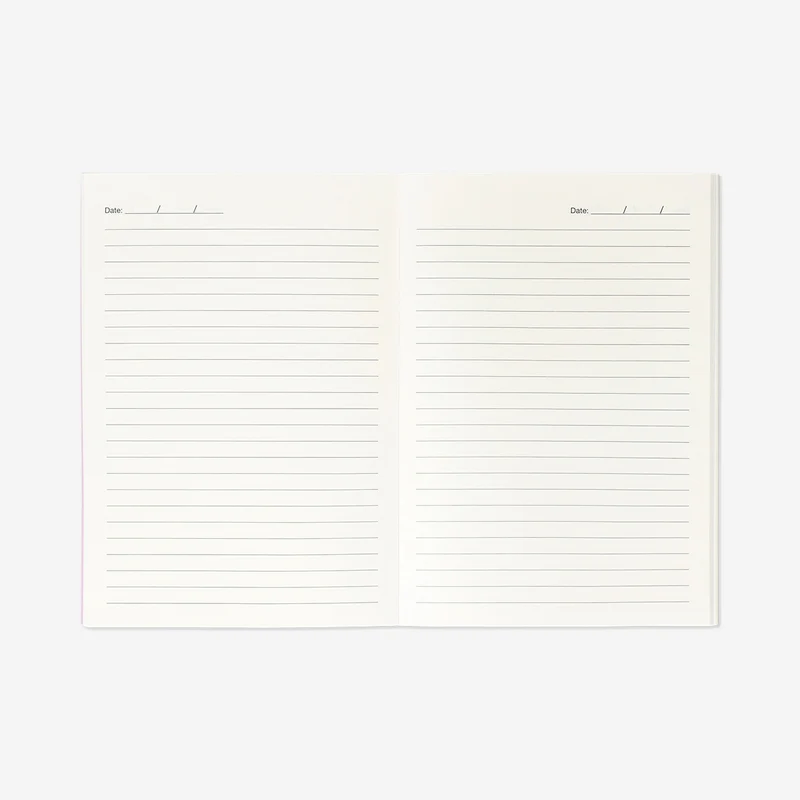 A5 hydrangea notebook