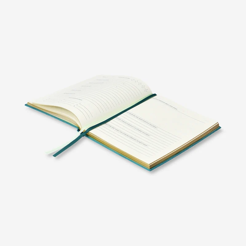 Teal positivity journal