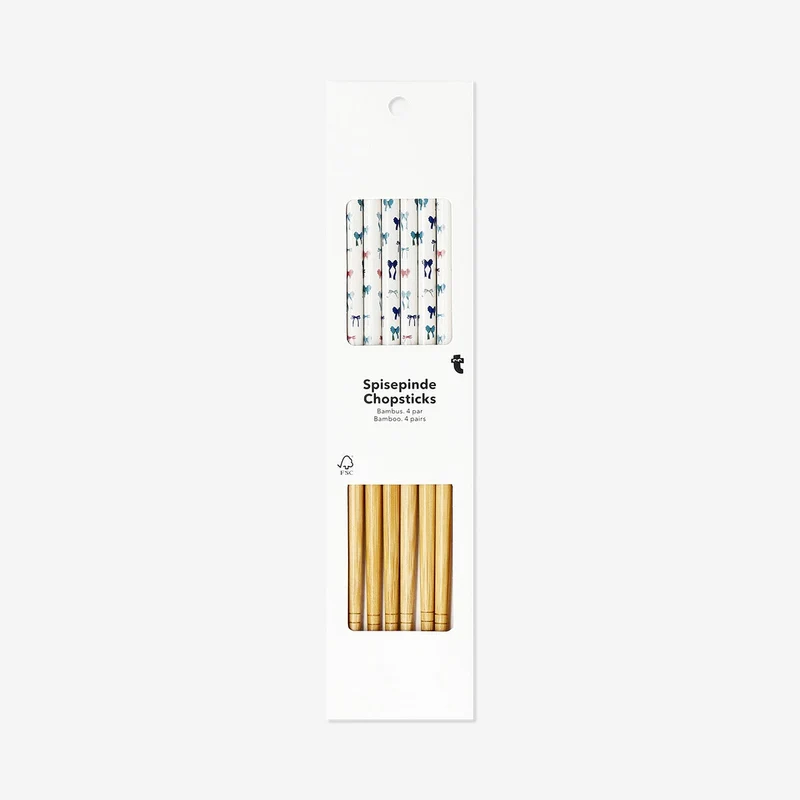 Bamboo chopsticks - 4 sets