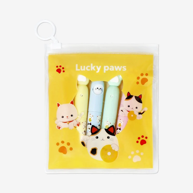Markers with paws - 5 pcs