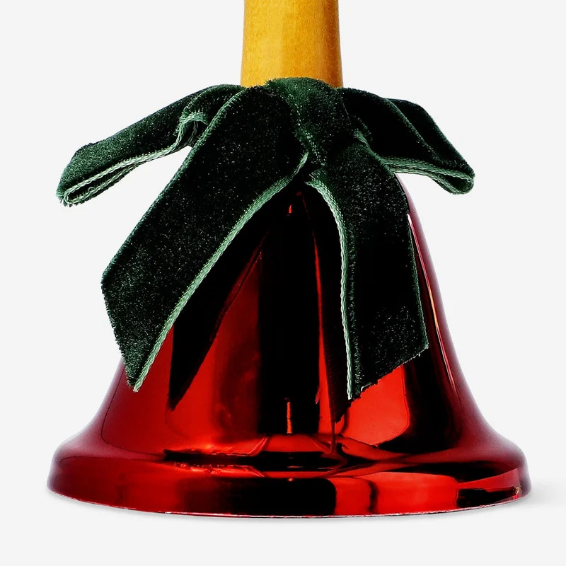 Green and red handbell