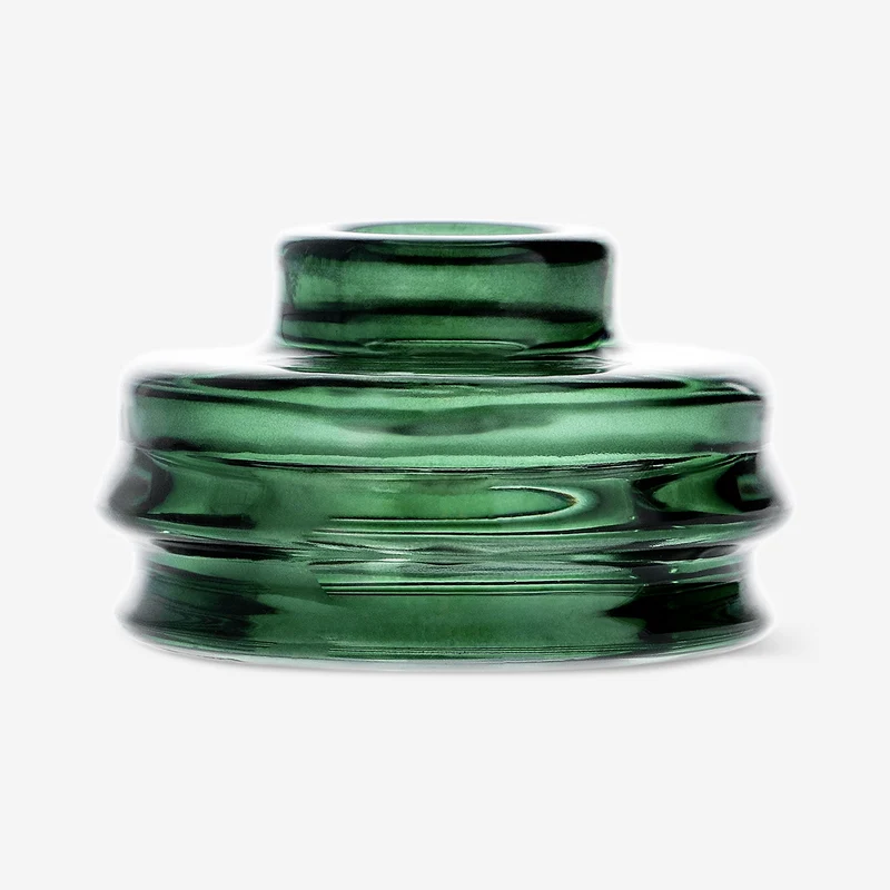 Green candle holder and tealight holder
