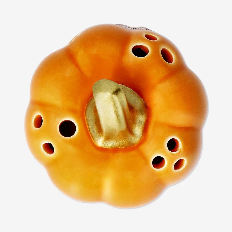 Luminous LED ceramic pumpkin