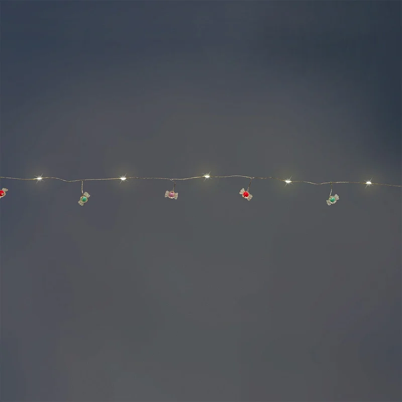 String lights with candy LEDs - 230 cm