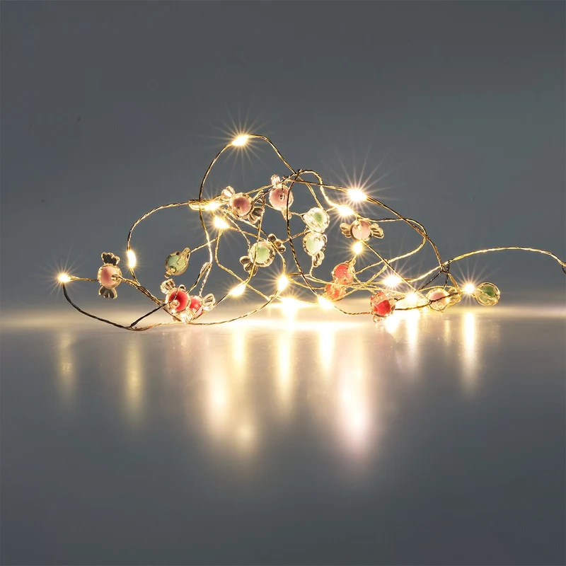 String lights with candy LEDs - 230 cm