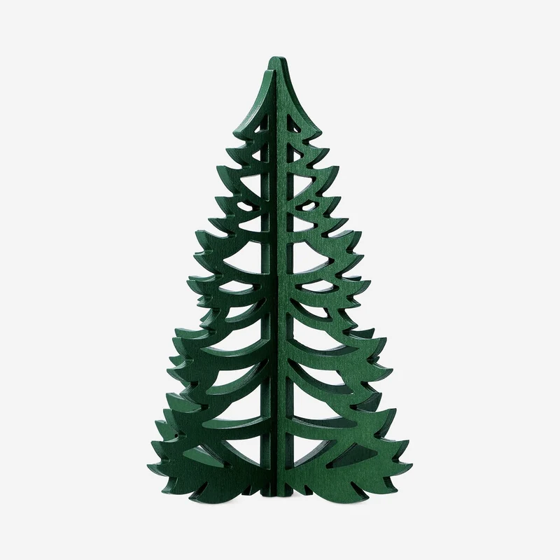 Decorative small assembly Christmas trees - 2 pcs