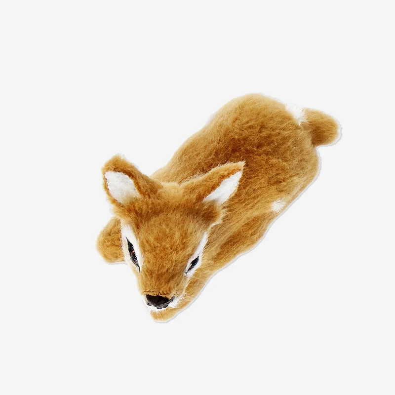 Brown roe deer lying figure - 5 cm
