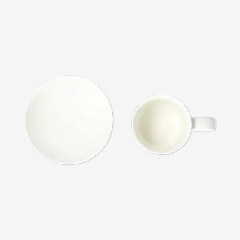 Breakfast set with bow print - 2 pcs
