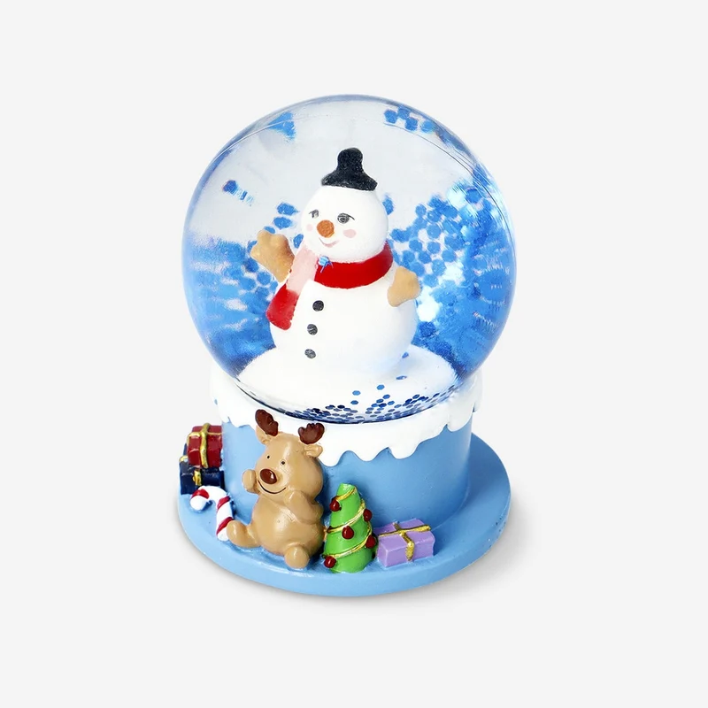 Snow globe with snowman - 6 cm