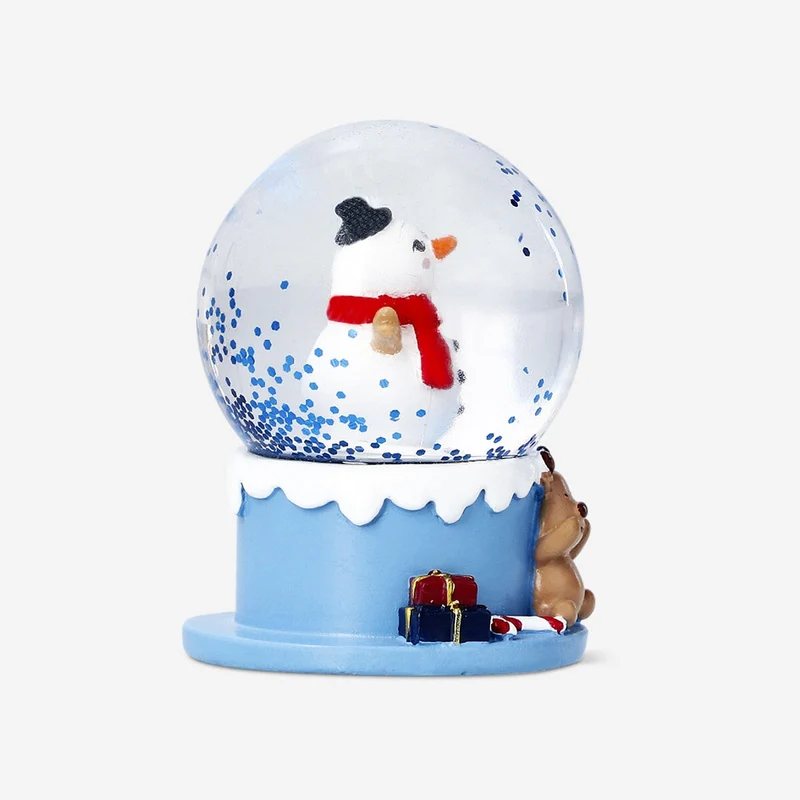 Snow globe with snowman - 6 cm