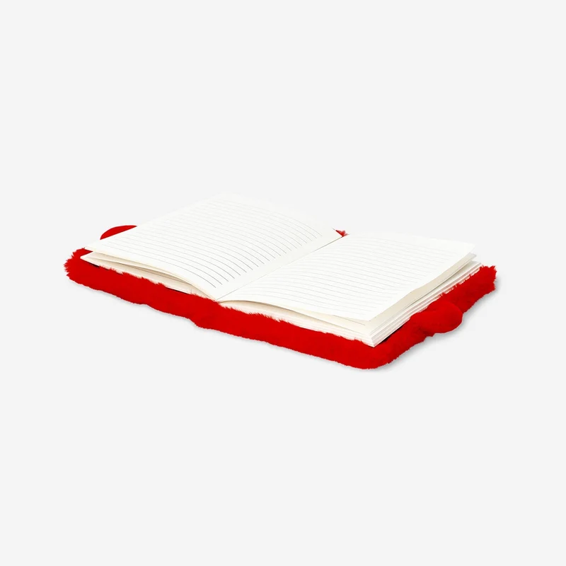 Notebook - Plush hot chocolate cover