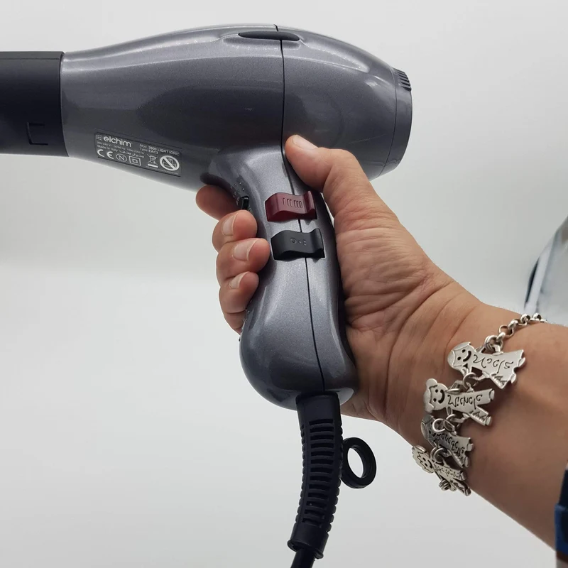 Phon asciugacapelli professionale light ionic grey Elchim 3 anni di garanzia
