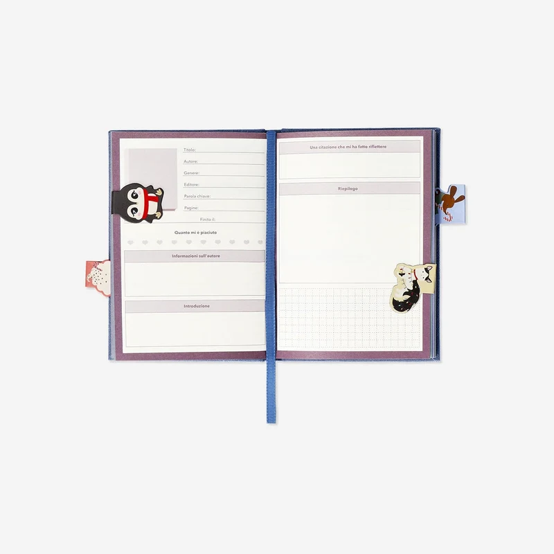 Magnetic Christmas bookmarks - 4 pcs