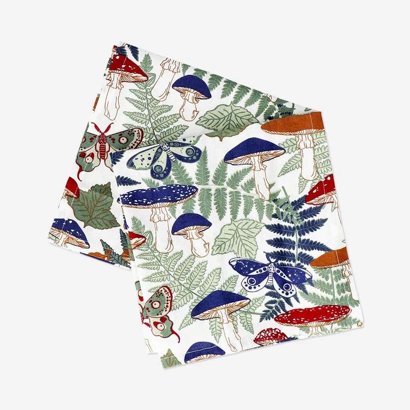 Forest print fabric napkins - 2 pcs