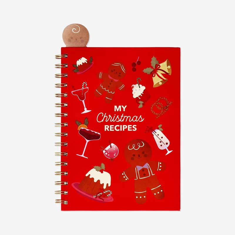 A5 Christmas recipe book